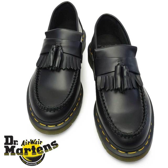 【ウィンターセール】ドクターマーチン タッセルローファー エイドリアン イエローステッチ 22209001 メンズ レディース Dr.MARTENS ADRIAN YS
