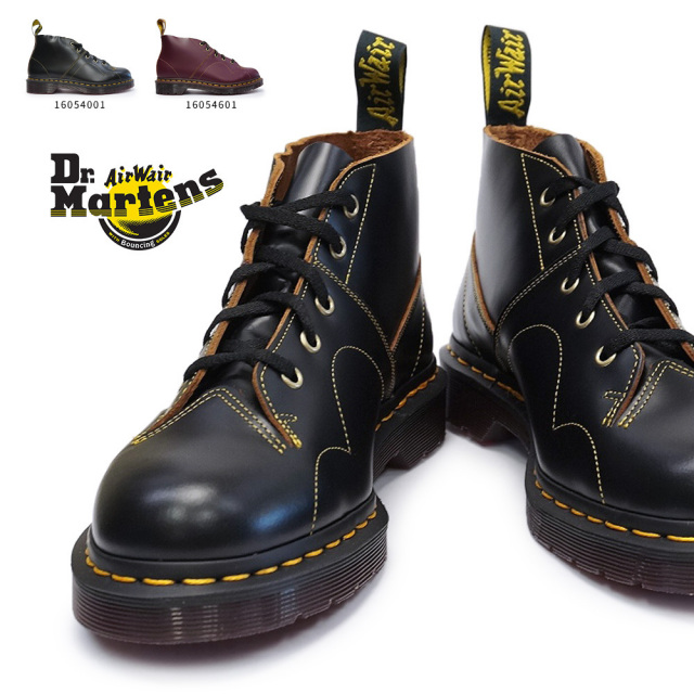 【ウィンターセール】ドクターマーチン アーカイブ チャーチ モンキーブーツ 16054001 16054601 本革 メンズブーツ Dr.Martens ARCHIVE CHURCH