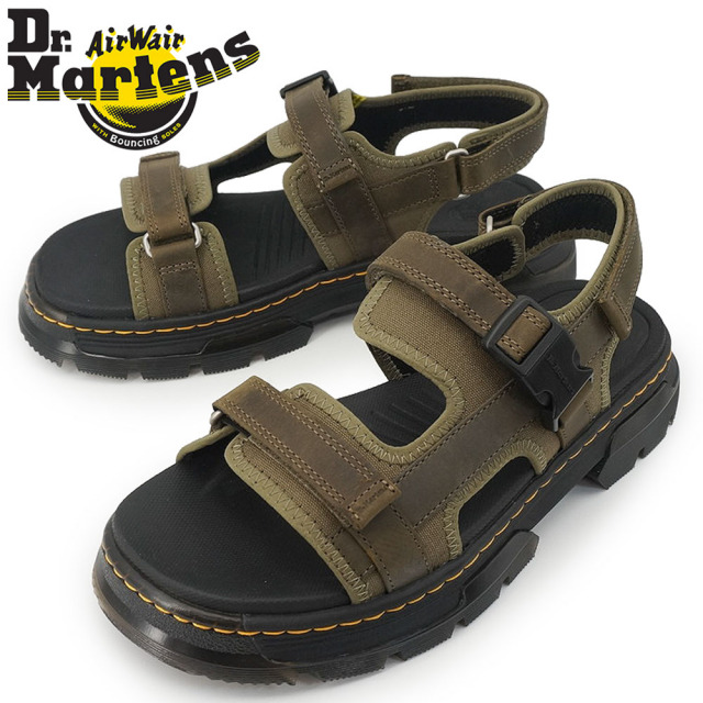【決算セール】ドクターマーチン サンダル フォースター メンズ レディース バックストラップ 面ファスナー 正規品 Dr.Martens FORSTER II