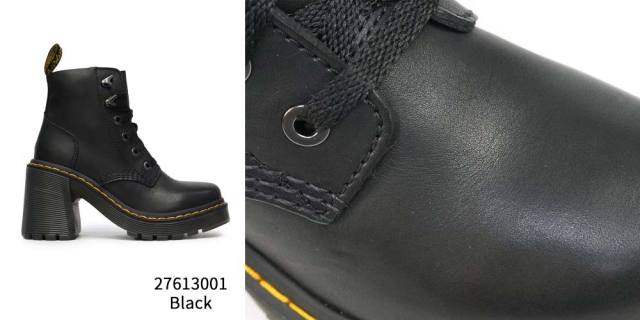 ドクターマーチン　UK6 25センチ　JESY 6タイブーツ　ヒールブーツ Amazon | Dr. Martens ユニ 大人用 Jesy 6 タイブーツ, ダーク