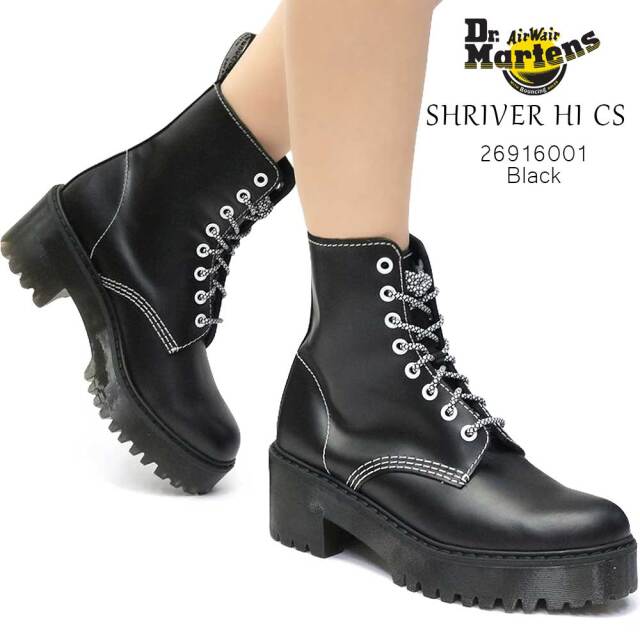 Dr Martens☆SHRIVER HI Cs☆レースアップ☆厚底 ブーツ ショート 