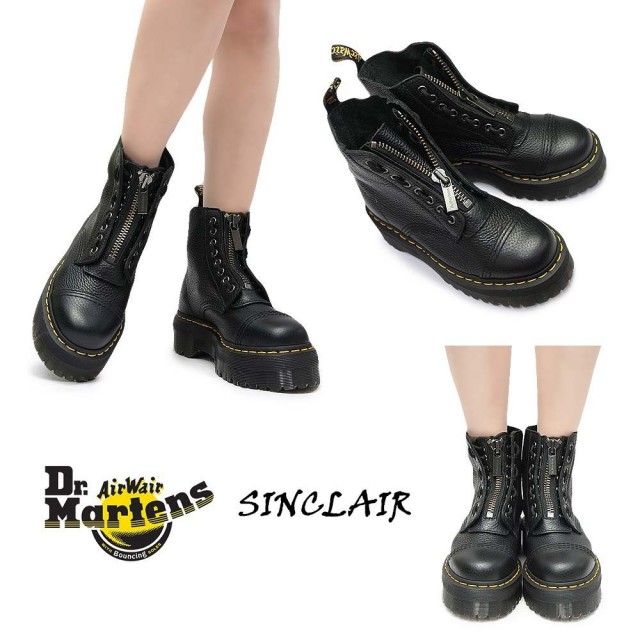 ドクターマーチン Sinclair シンクレアー ブーツ 厚底 総柄