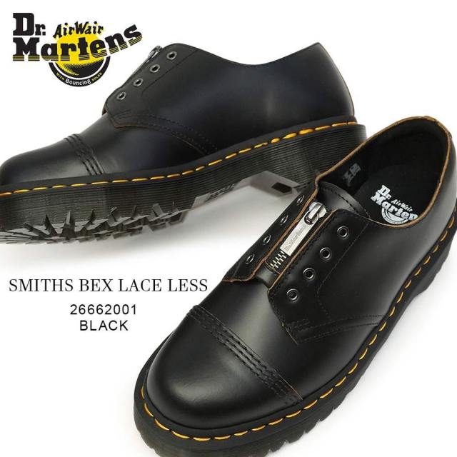 ドクターマーチン SMITHS BEX LL レースレス 4ホール レザー シューズ 