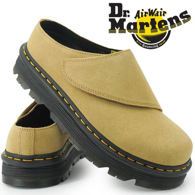 【サマーセール】ドクターマーチン サンダル ZEBZAG メンズ レディース スエード レザー 41730200 ゼブザグ 厚底 Dr.Martens ZEBZAG ANYWAIR