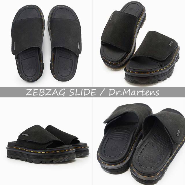 ドクターマーチン ユニセックス スライド サンダル ZEBZAG SLIDE 厚底