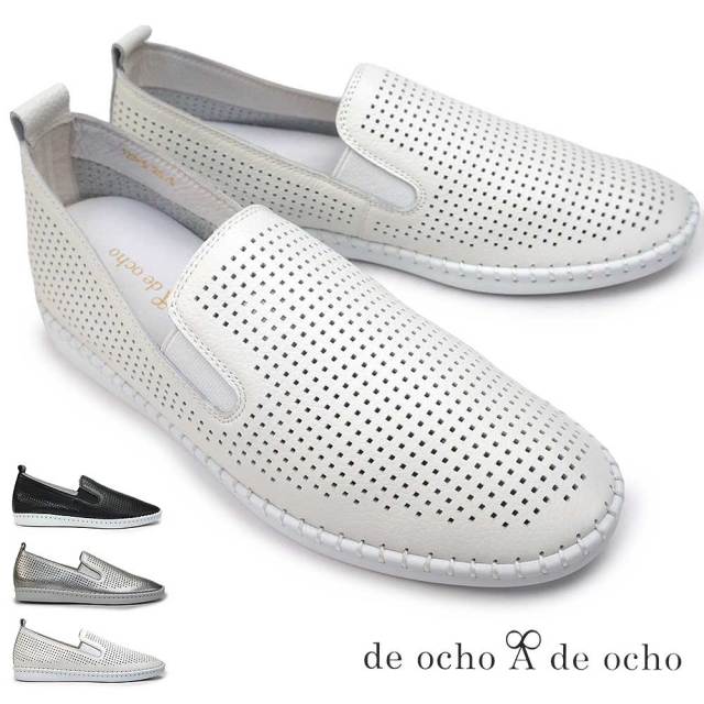 デオーチョアデオーチョ スリッポン 123-5 レディース パンチング  