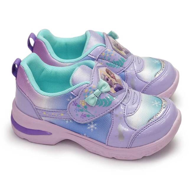 ディズニー プリンセス 光る靴 Dn C1293 アナと雪の女王2 マジック式 抗菌 防臭 ディズニー映画 子供スニーカー ムーンスター Disney Moon Star マイスキップ