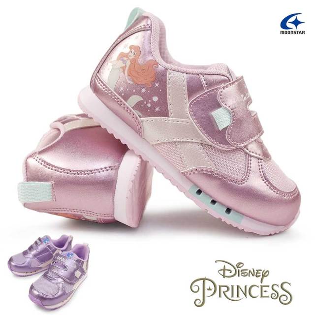 ディズニー キッズ スニーカー DN C1350 マジック式 抗菌 防臭 子供靴 ムーンスター 爆買 Disney Moon Star プリンセス