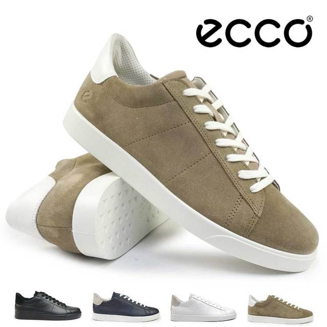 ecco スニーカー ホワイト サイズ36 ECCO Street 720 MEN メンズ レザーGore-Texスニーカー | ホワイト