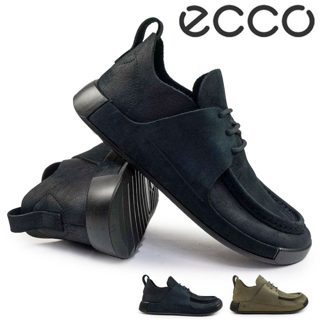 決算セール！】ecco 靴 メンズ エコー ヌバック モカシン 524204