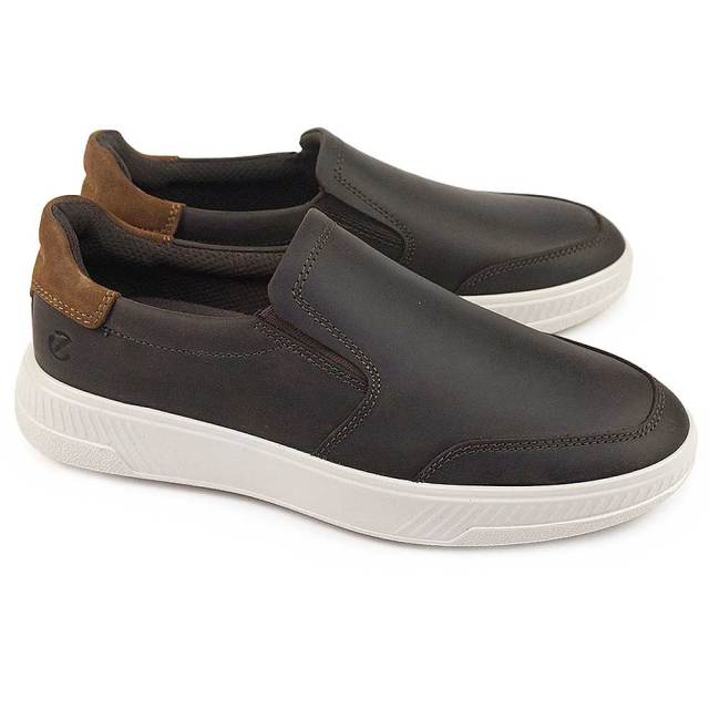 【25秋冬新作】 エコー 靴 レザースニーカー メンズ スリッポン 551614 Move M 本革 カジュアルシューズECCO Move M エコー 靴 レザースニーカー メンズ スリッポン 551614 Move M 本革