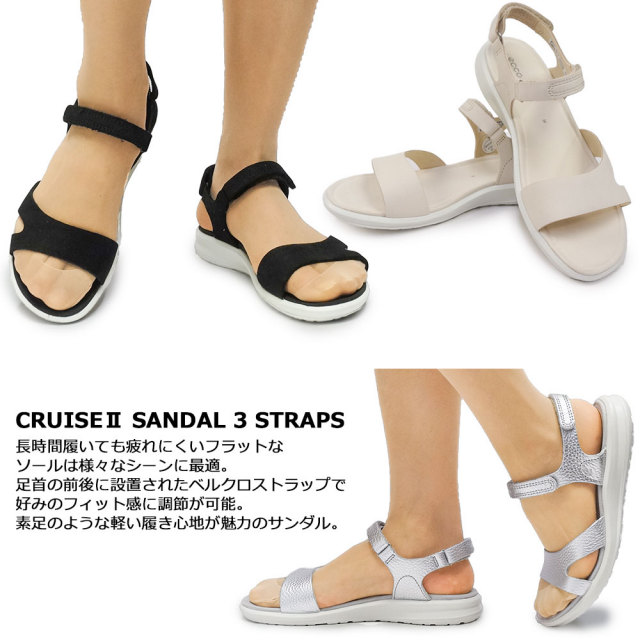 エコー 靴 レディース サンダル ECCO CRUISE II SANDAL 3 STRAPS
