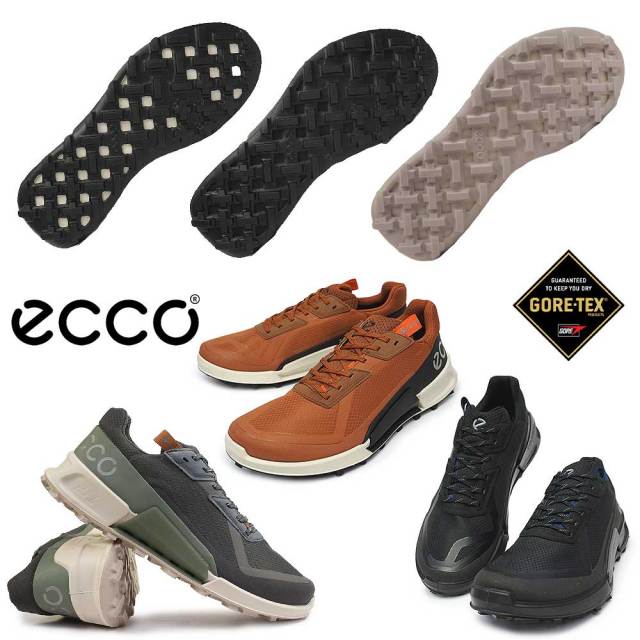 未使用美品‼️ECCO エコー シューズ 55210424 ecco エコー 靴 防水 メンズ スニーカー 822834 バイオム 2.1 X