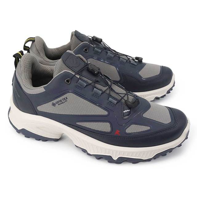 エコー 靴 防水 アウトドアシューズ スニーカー メンズ レセプター Receptor Xp Men 854334 ゴアテックス GORE-TEX 26秋冬新作 ECCO Receptor Xp Men/61958（MARINE／STEEL／WIDEDOVE）