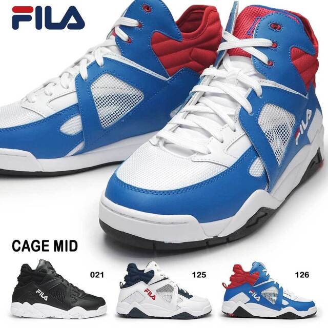 フィラ スニーカー メンズ ケージ MID 1BM01273 レザー ハイカット