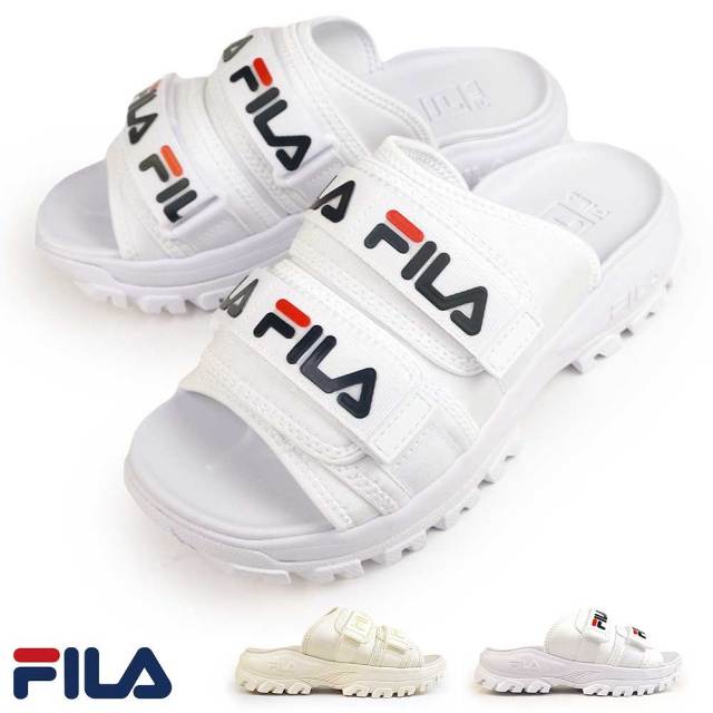 フィラ レディース サンダル 厚底 5SM01799 アウトドアスライド マジックベルト FILA OUTDOOR SLIDE