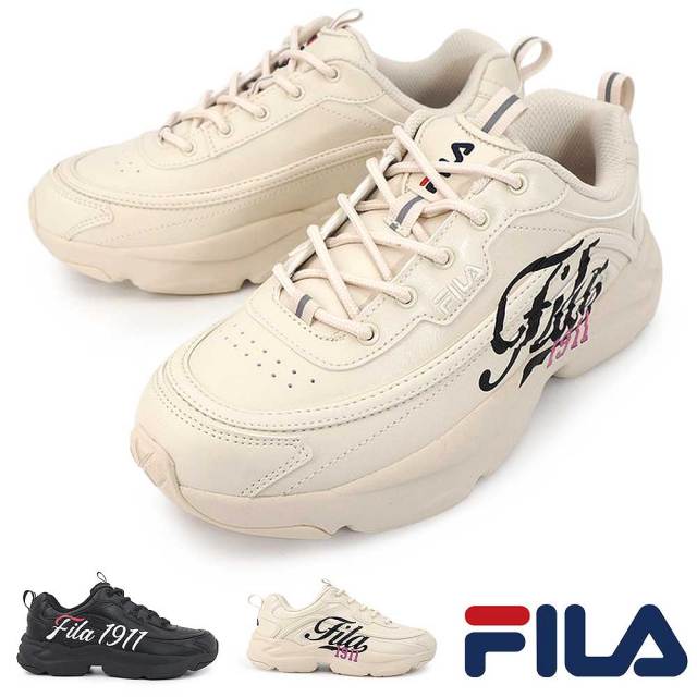 フィラ スニーカー レディース レイトナスクリプト FM0101003 厚底 軽量 ロゴ 26春夏新作 FILA RAYTONA SCRIPT
