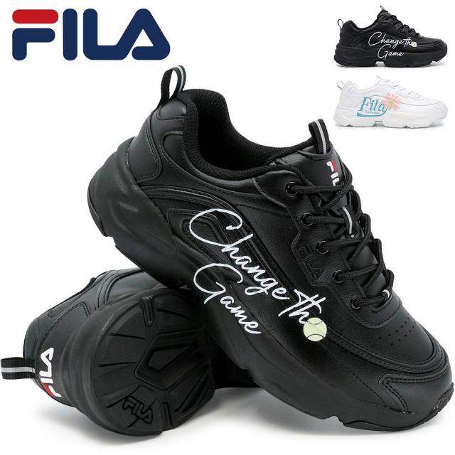 フィラ スニーカー レディース レイトナ スクリプト FU0101003 厚底 軽量 26秋冬新作 FILA RAYTONA SCRIPT