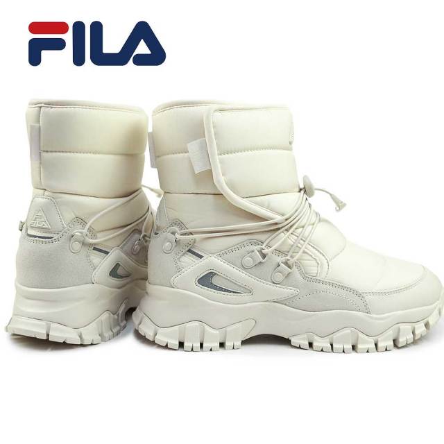 フィラ 防水ブーツ レディース モンティ CTF WP 5HM02289 白 ダウンブーツ 厚底 防寒 FILA MONTI CTF WP