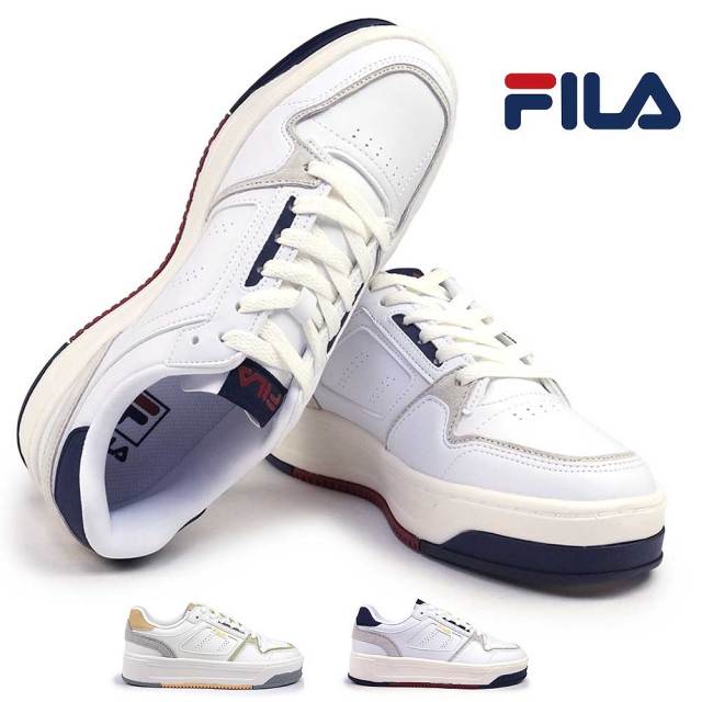 フィラ スニーカー レディース フィラ コート フェザリー UFW24011 メンズ 厚底 軽量 FILA COURT FEATHERY