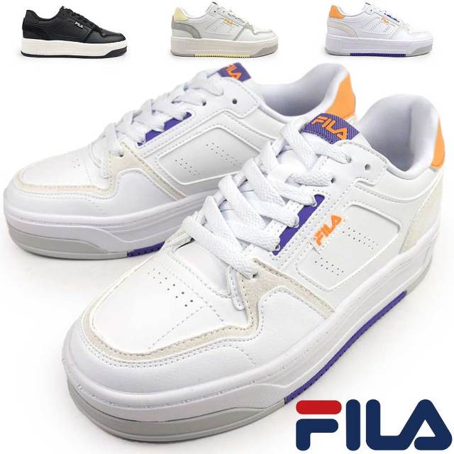 フィラ スニーカー 厚底 レディース フィラ コート フェザリー USS25020 メンズ 軽量 FILA COURT FEATHERY
