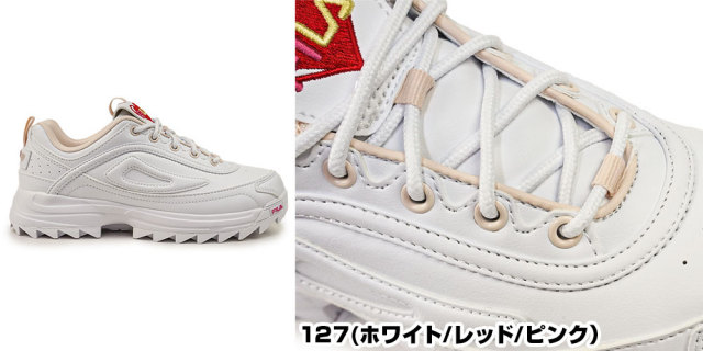 フィラ スニーカー レディース 厚底 ディストーター プレミアム