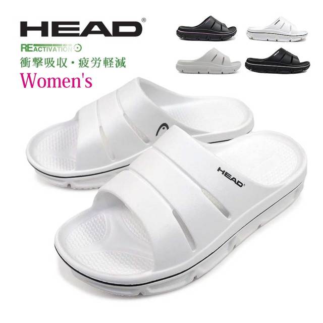 【夏のクリアランスセール】HEAD サンダル レディース リカバリーサンダル HDL246 フラット ヘッド 軽量 HEAD 