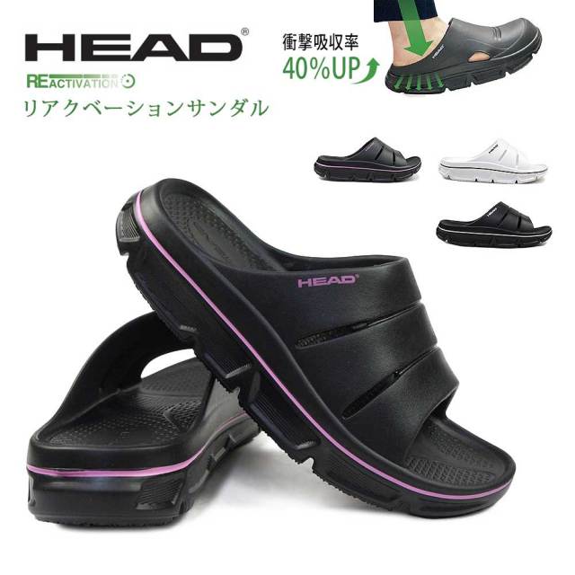 HEAD サンダル レディース リカバリーサンダル HDL246 フラット