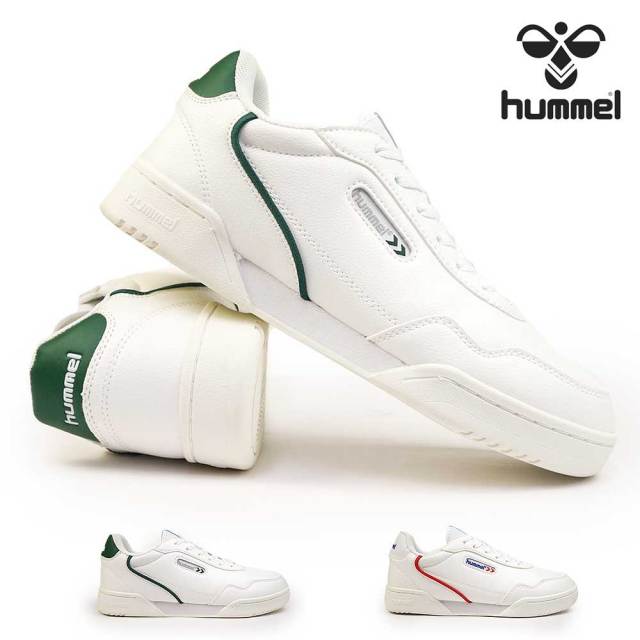 【夏物ラストSALE！】ヒュンメル スニーカー メンズ レディース 217385 ローカット FORLI コートシューズ Hummel FORLI
