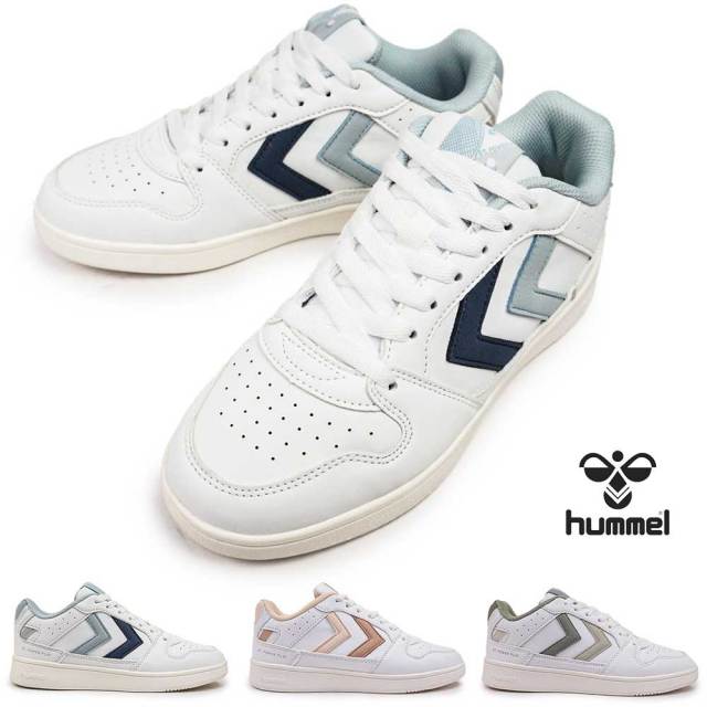 【夏物ラストSALE！】ヒュンメル スニーカー レディース 222816 ローカット ST.POWER PLAY WMNS コートシューズ Hummel ST.POWER PLAY WMNS