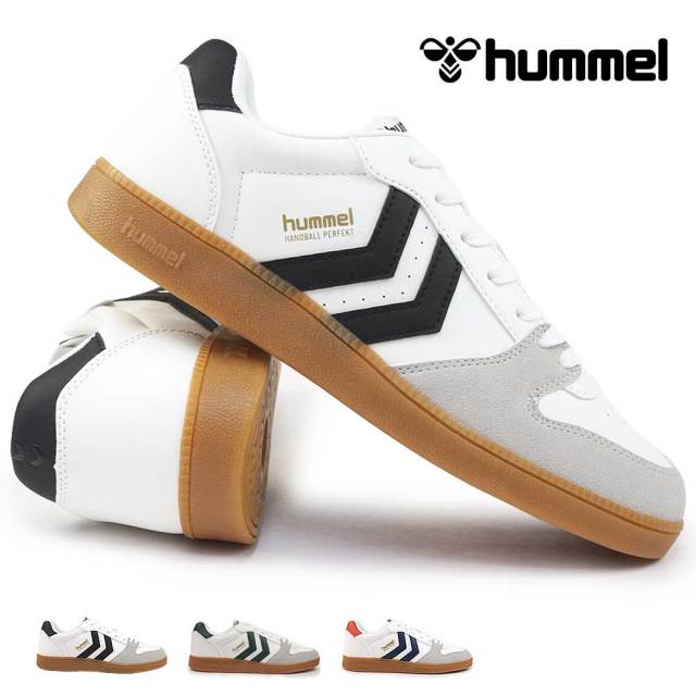 【夏物ラストSALE！】ヒュンメル ユニセックス スニーカー HANDBALL PERFEKT SP HM226303 メンズ レディース hummel