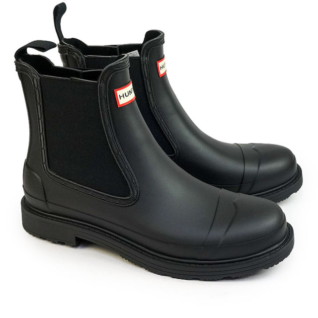 ハンター MFS9016RMA メンズ コマンド チェルシー ブーツ マット 防水  