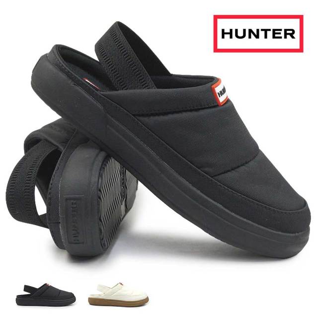 ハンター レディース サンダル イン／アウト ヒール ストラップ スリッパ WFF3101WWU HUNTER WOMENS IN／OUT HEEL STRAP SLIPPER
