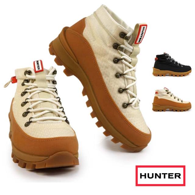 ハンター レディース トラベル エクスプローラー ブーツ WFS2336REN ハイカット スニーカー 靴 軽量 耐水 HUNTER WOMENS TRAVEL EXPLORER BOOT