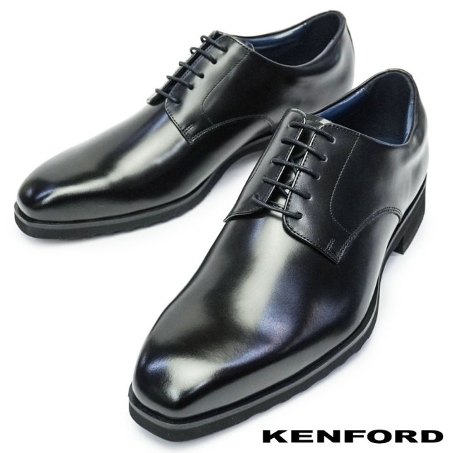 ケンフォード メンズ 靴 ビジネスシューズ KP01 フォーマル スクエアトウ 本革 軽量 外羽 KENFORD 