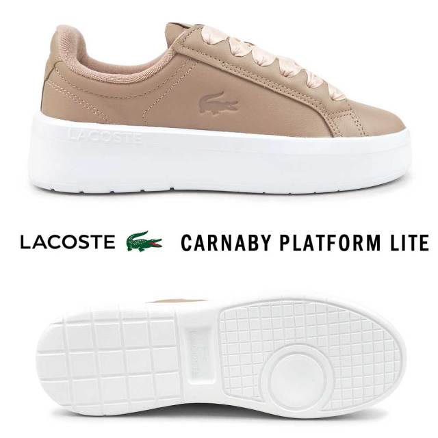 ラコステ レディース スニーカー CARNABY PLAT LT 49SFA0084