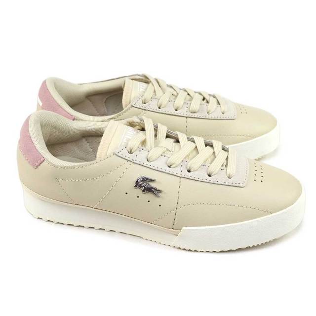 ラコステ スニーカー レディース 白 靴 レザー シューズ オーラ 225 1