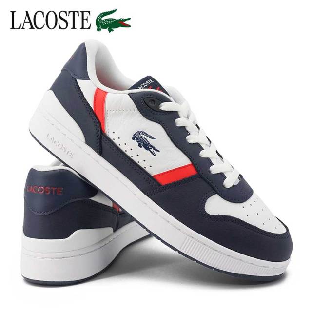 【秋トレンド先取りセール】ラコステ メンズ スニーカー T-CLIP SET 226 7 SMA 52SMA0010 本革 レザー 26秋冬新作 LACOSTE T-CLIP SET 226 7 SMA