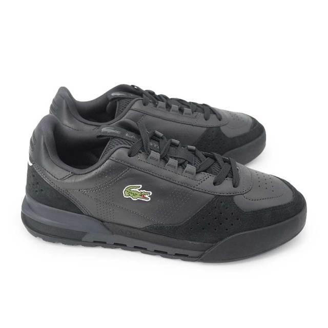 【オータムセール】ラコステ スニーカー メンズ SLAM BREAK 226 3 SMA 52SMA0032 ブラック レザースニーカー 26秋冬新作 LACOSTE/AR0（オフブラック／ブラック）