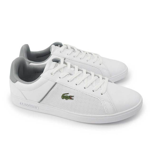 【オータムセール】ラコステ スニーカー メンズ LITE BASE 226 1 SMA 52SMA0133 レザー 26秋冬新作 LACOSTE/081（ホワイト／グレー）
