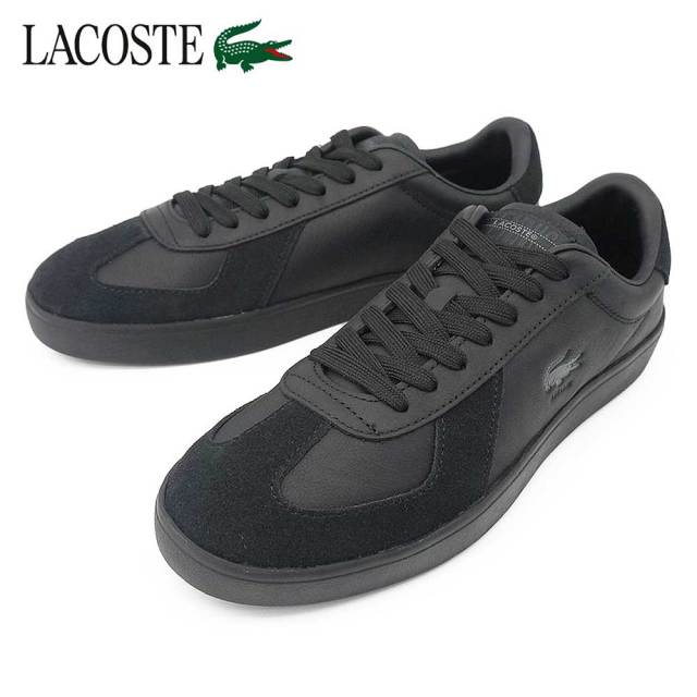 【秋トレンド先取りセール】ラコステ メンズ スニーカー BASESHOT PRO 226 1 SMA 52SMA0145 レザー 本革 スエード 26秋冬新作 LACOSTE ベースショット プロ