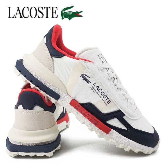 ラコステ メンズ スニーカー ELITE ACTIVE 2261APAC SMA 52SMA0189 トリコロール 26秋冬新作 LACOSTE 