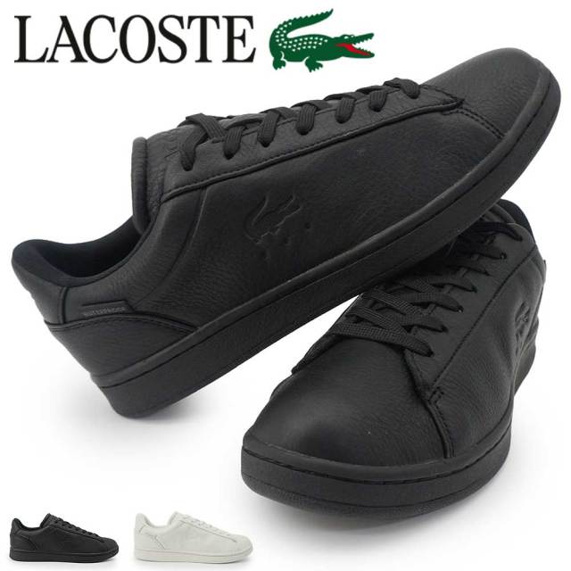 ラコステ スニーカー メンズ 防水 52SMA0053 カーナビー シールド 226 1 SMA レザー シンプル 26秋冬新作 LACOSTE CARNABY SHIELD