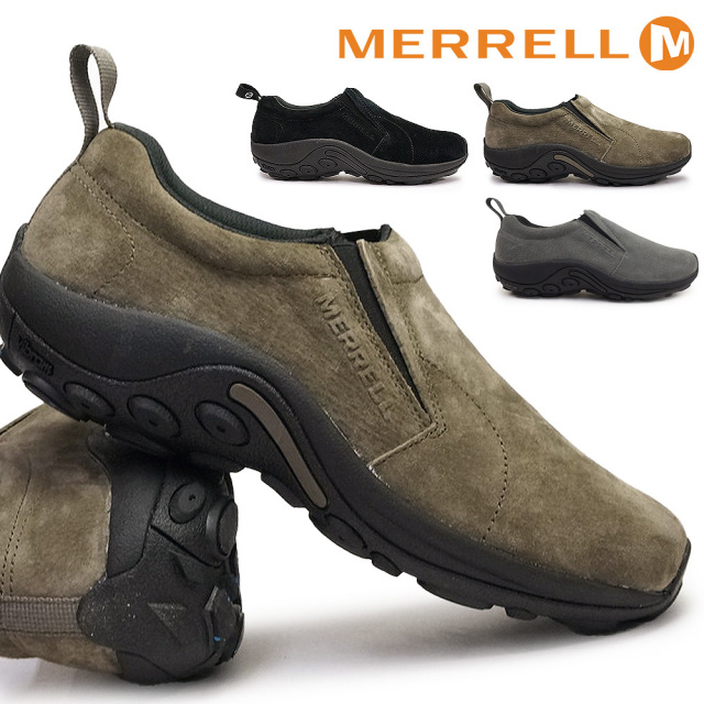 メレル メンズ スニーカー ジャングルモック アイス プラス スリッポン スエード 防滑 撥水 カジュアルシューズ ウォーキング 本革 MERRELL JUNGLE MOC ICE+