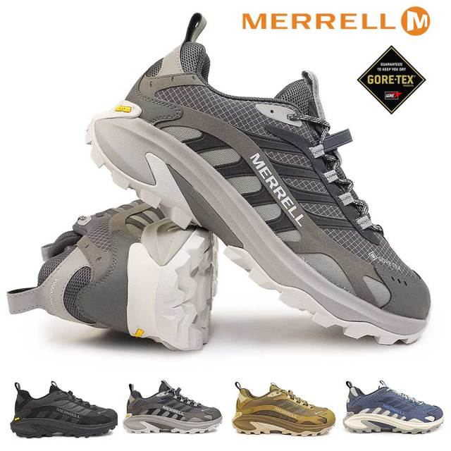 メレル 防水 メンズ アウトドアシューズ モアブ スピード 2 ゴアテックス トレイルランニング ハイキング 透湿 MERRELL MOAB SPEED 2 GORE-TEX