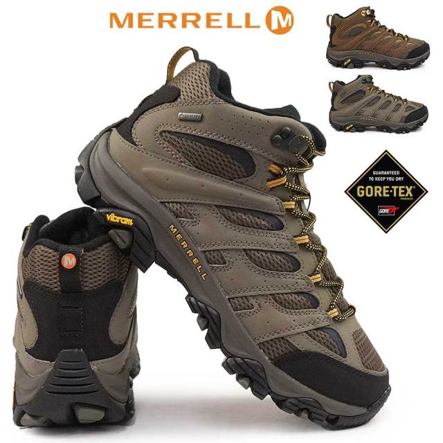 MERRELL - 【送料無料】MERRELL メレル MOABMID 28cm メレル 防水 アウトドアシューズ 幅広モデル モアブ 3
