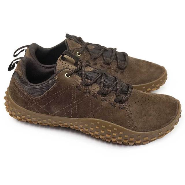 【オータムセール】メレル 靴 メンズ スニーカー ラプト スニーカー ベアフットシューズ ハイキング アウトドア スエード MERRELL WRAPT