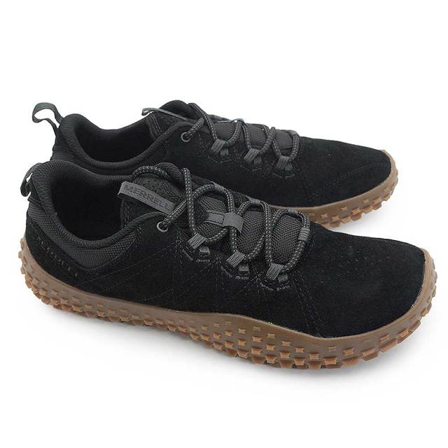 【オータムセール】メレル 靴 メンズ スニーカー ラプト スニーカー ベアフットシューズ ハイキング アウトドア スエード MERRELL WRAPT