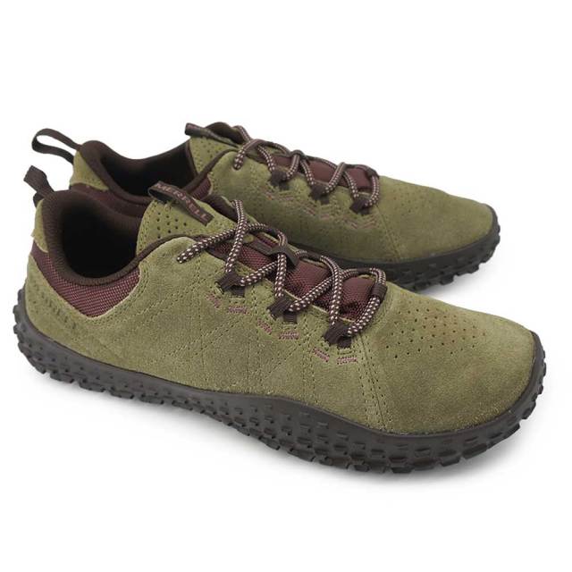 【オータムセール】メレル 靴 メンズ スニーカー ラプト スニーカー ベアフットシューズ ハイキング アウトドア スエード MERRELL WRAPT