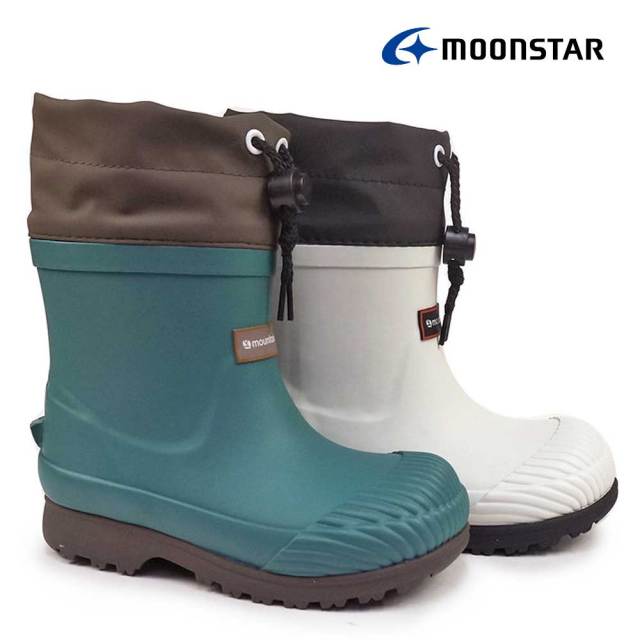 ムーンスター キッズ 長靴 MF WC82R 防水 防寒 子供 ラバーブーツ マウンテンフィールド レインシューズ 25秋冬新作 MoonStar 雪国 雪道